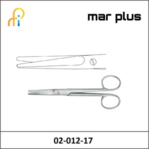 MAR PLUS MAYO OPERATING SCISSORS STR BL/BL 17CM.