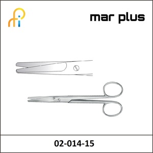 MAR PLUS MAYO OPERATING SCISSORS CVD BL/BL 15CM.