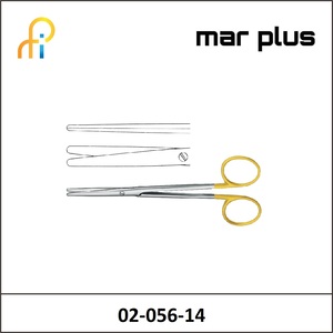 MAR PLUS METZENBAUM SCISS. TUNGSTEN TC STR BL/BL 14.5CM