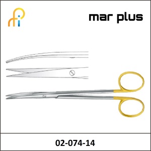 MAR PLUS L. TC-DISS. SCISSORS CVD 14.5 CM