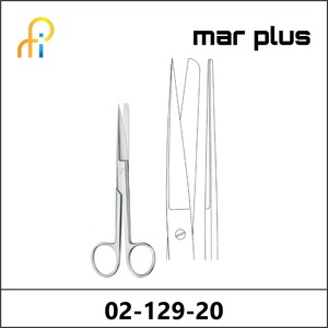 MAR PLUS OPERATING SCISSORS, SH/BL, STR., 20.5 CM