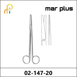 MAR PLUS DISSECTING SCISSORS, STR., 20.5 CM
