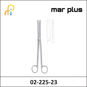 MAR PLUS SCISSORS, SIMS, BL/BL, STR., 23 CM