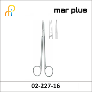 MAR PLUS SCISSORS, KELLY, STR., 16 CM