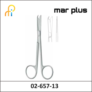 MAR PLUS LIGATURE SCISSORS, SPENCER, STR., 13 CM
