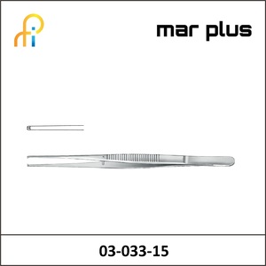 MAR PLUS SEMKEN DISSECTING FORCEPS STR 15.5CM