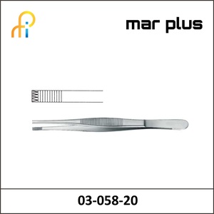 MAR PLUS FORCEPS, ADLERKREUTZ, 4X5 T., 20 CM