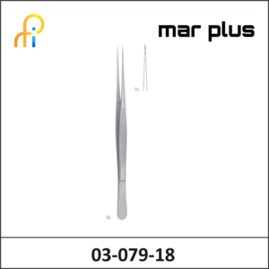 MAR PLUS DRESS. FORCEPS, SMOOTH, 18.5 CM