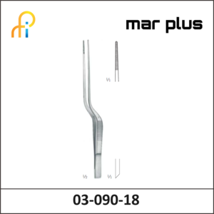 MAR PLUS DRESSING FORCEPS, BAYON., 18.5 CM