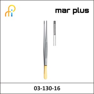 MAR PLUS TC-ATR. FORCEPS, DEBAKEY, 1.5 MM, 16 CM