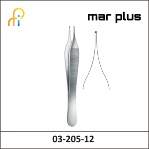 MAR PLUS FORCEPS, MICRO-ADSON, 1X2 T., 12 CM