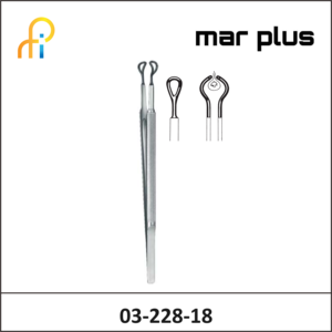 MAR PLUS TUBAL SEIZING FORCEPS, ISOL. JAW, 18 CM