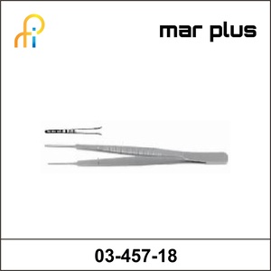 MAR PLUS GERALD DRESSING FORCEPS, STR., 18 CM