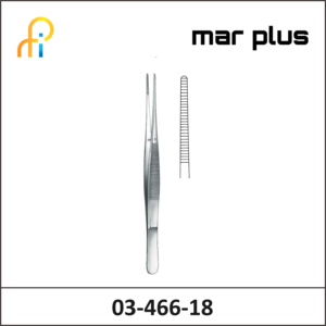 MAR PLUS DRESSING FORCEPS, POTTS-SMITH, 18 CM