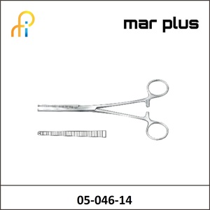 MAR PLUS KOCHER ARTERY FORCEPS 1:2 T DELICATE STR 14CM