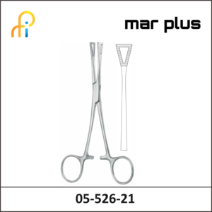 MAR PLUS FORCEPS, PENNINGT., TRIANG. JAW, 21 CM