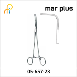 MAR PLUS DISSECT. FORCEPS, MCQUIGG, ANG., 23.5 CM