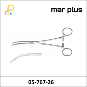 MAR PLUS HAEMOSTATIC FORCEPS, PEAN, CRV., 26 CM