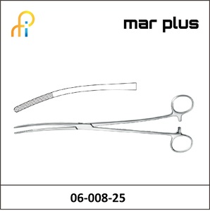 MAR PLUS S-SHAPE BOZ. SPONGE FORCEPS 26 CM