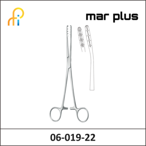 MAR PLUS TAMPON FORCEPS, ULRICH, CVD., 22.5 CM