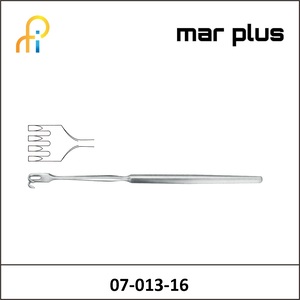 MAR PLUS 4 SHARP DELIC RETRACTOR 16.5 CM