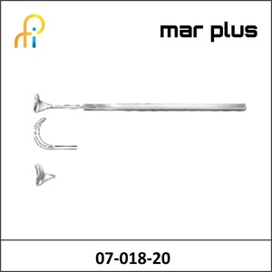 MAR PLUS CUSHING HOOKLET 8 MM, 20.5 CM