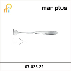 MAR PLUS 4 VOLKM. RETRACTOR SH 22.5 CM