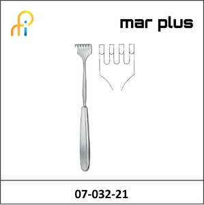 MAR PLUS 4 VOLKM. RETRACTOR BL 21.5 CM