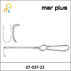 MAR PLUS LANGE. RETRACTOR 30X14 MM, 22 CM