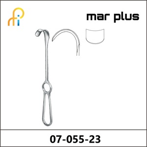 MAR PLUS KOCH RETRACTOR 40X20 MM, 23 CM