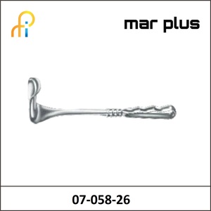 MAR PLUS KELLY RETRACTOR 62X50 MM, 26 CM