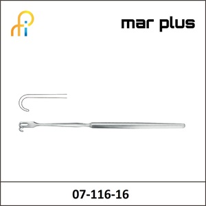 MAR PLUS BLUNT DELIC. RETRACTOR 1-PR. 16.5 CM