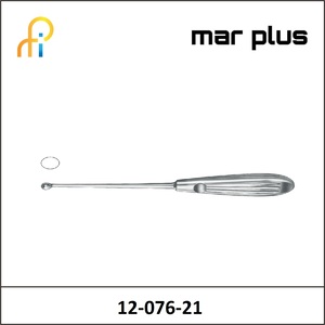 MAR PLUS MALL. HALLE BONE CURETTE NO. 2, 21 CM