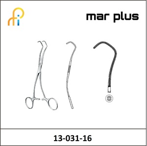 MAR PLUS COOLEY-DER. ANASTOM. FORCEPS 16.5 CM