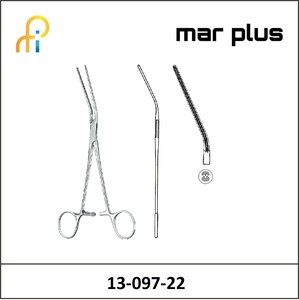 MAR PLUS ANG. POTTS ATR. FORCEPS 55 MM, 22 CM
