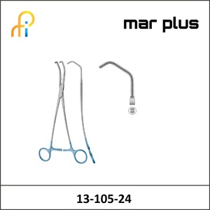 MAR PLUS DEBAKEY-SATINSKY TI-FORCEPS 24.5 CM