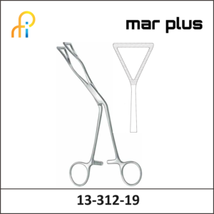 MAR PLUS LUNG GR. FORCEPS, LOVELACE, CVD., 19 CM