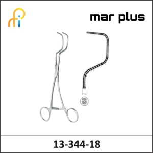 MAR PLUS ATR. FORCEPS, DALE, CVD., 18 CM