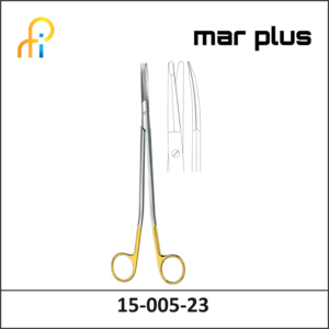 MAR PLUS TC-SCISS., FREEMAN, CVD., SERR., 23 CM
