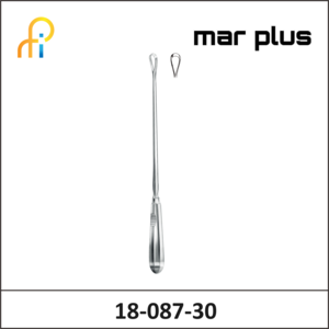 MAR PLUS UTER. CURETTE, 7 MM, SH., RIG., 30.5 CM