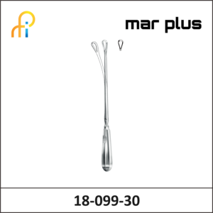 MAR PLUS UTER. CURETTE, 5 MM, SH., MALL., 30 CM