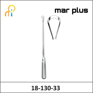 MAR PLUS UTER. CURETTE, 30 MM, BL., RIG., 33.5 CM