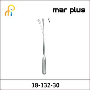 MAR PLUS UTER. CURETTE, 5 MM, BL., MALL., 30 CM