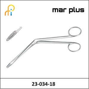 MAR PLUS HARTMANN NASAL TAMPON FORCEPS 18.5 CM
