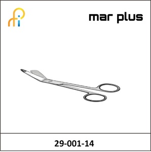 MAR PLUS LISTER BANDAGE SCISSORS 14CM