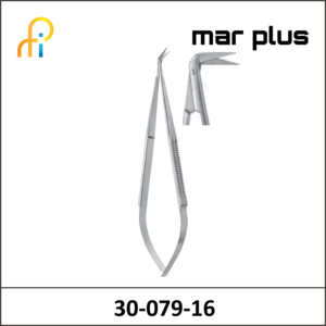 MAR PLUS MICRO SCISSORS 90degreesANGLED 165MM
