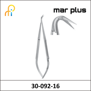 MAR PLUS MICRO SCISSORS FINE 125degreesANG.165MM
