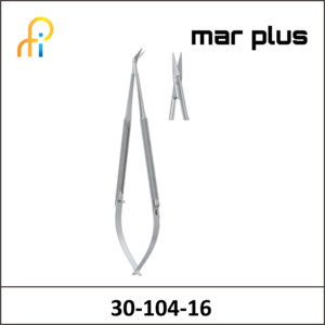 MAR PLUS MIC.SCISSORS RD HDL STR.165MM