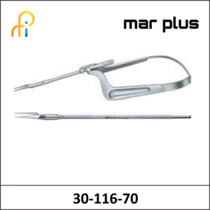 MAR PLUS XS MICRO SCISSORS STR.PT/PT70MM