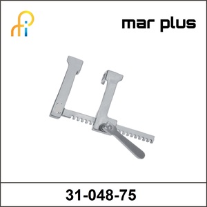 MAR PLUS BABY-FINOCHIETTO THORACIC RETRACTORALUM., BLADES 12X15 MM, SPREADING 75 MM120 MM, 4 3/4 TOTAL LENGTH